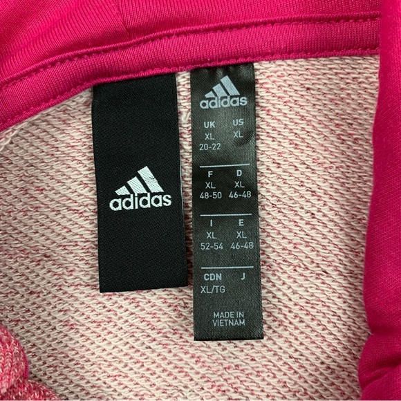 Adidas Sweatshirt Women's XL Sport 2‎ Street Pullover Hoodie Pink - Picture 6 of 7